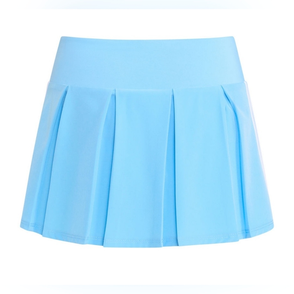 Adidas Big Kids Girls Skort Sz L/14 Lt Blue - Picture 5 of 13
